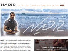 Tablet Screenshot of nadir-art.com